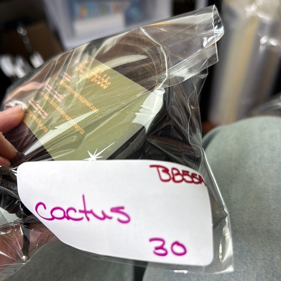 Cactus Black Leather Belt with Round Buckle Made in Italy - Picture 9 of 9